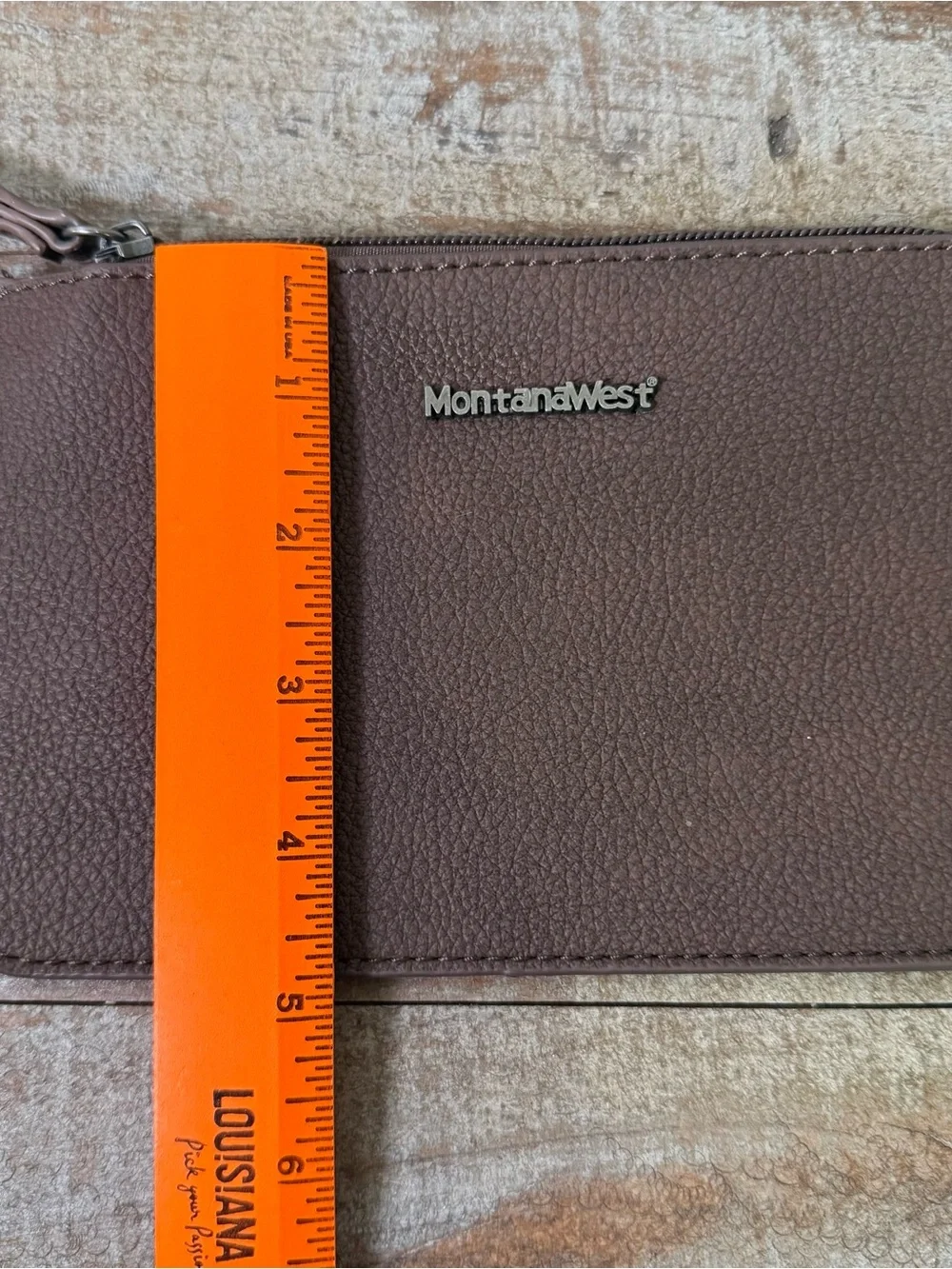 Montana West Brown Wristlet Wallet